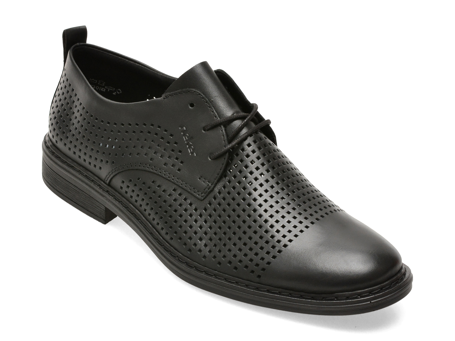 Pantofi Rieker Negri Piele Naturală 17626