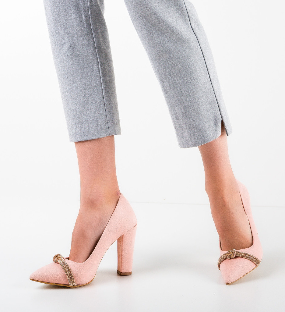 Pantofi Tumkai Roz | Eleganță Asigurată - imagine 3