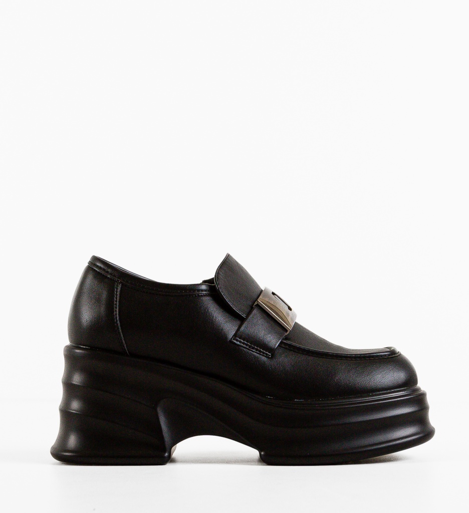 Pantofi Casual Natheo Negri - Confort și Stil - imagine 4