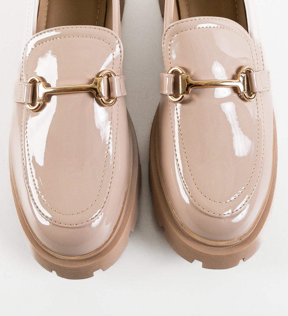 Pantofi Casual Gobba Bej - Confort & Stil - imagine 7