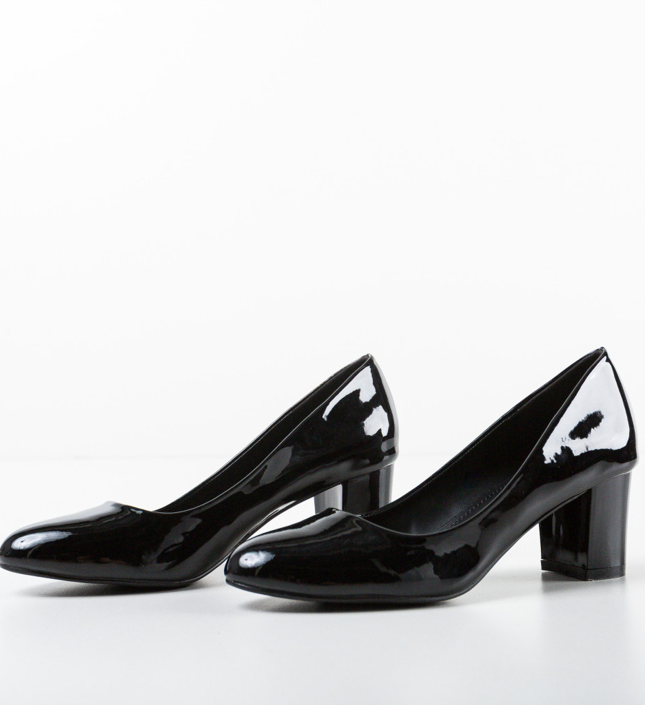 Pantofi Odom Negri cu Toc - Eleganță și Stil - imagine 8