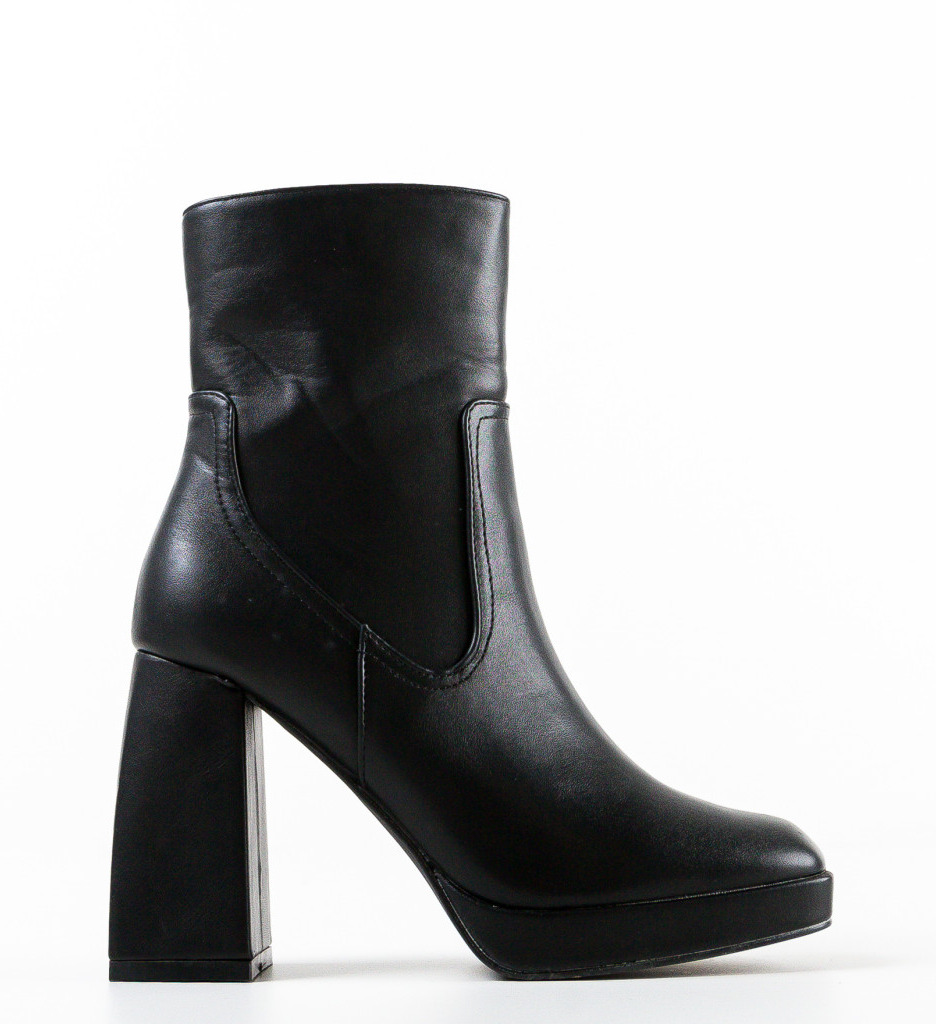 Botine Dama Nevin Negre | Confort și Eleganță - imagine 4