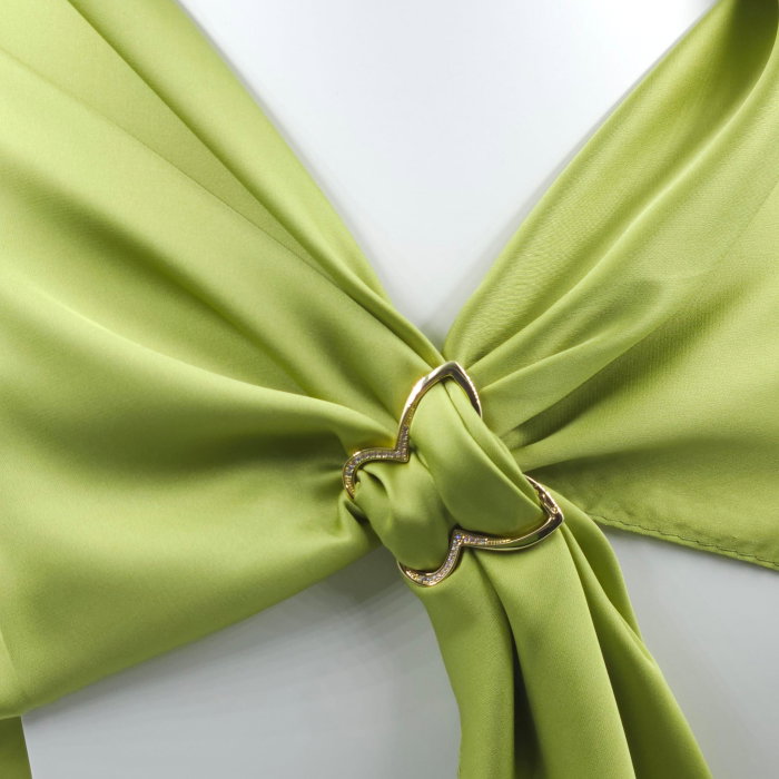 Brosă fluture auriu cu pietricele | Shopika