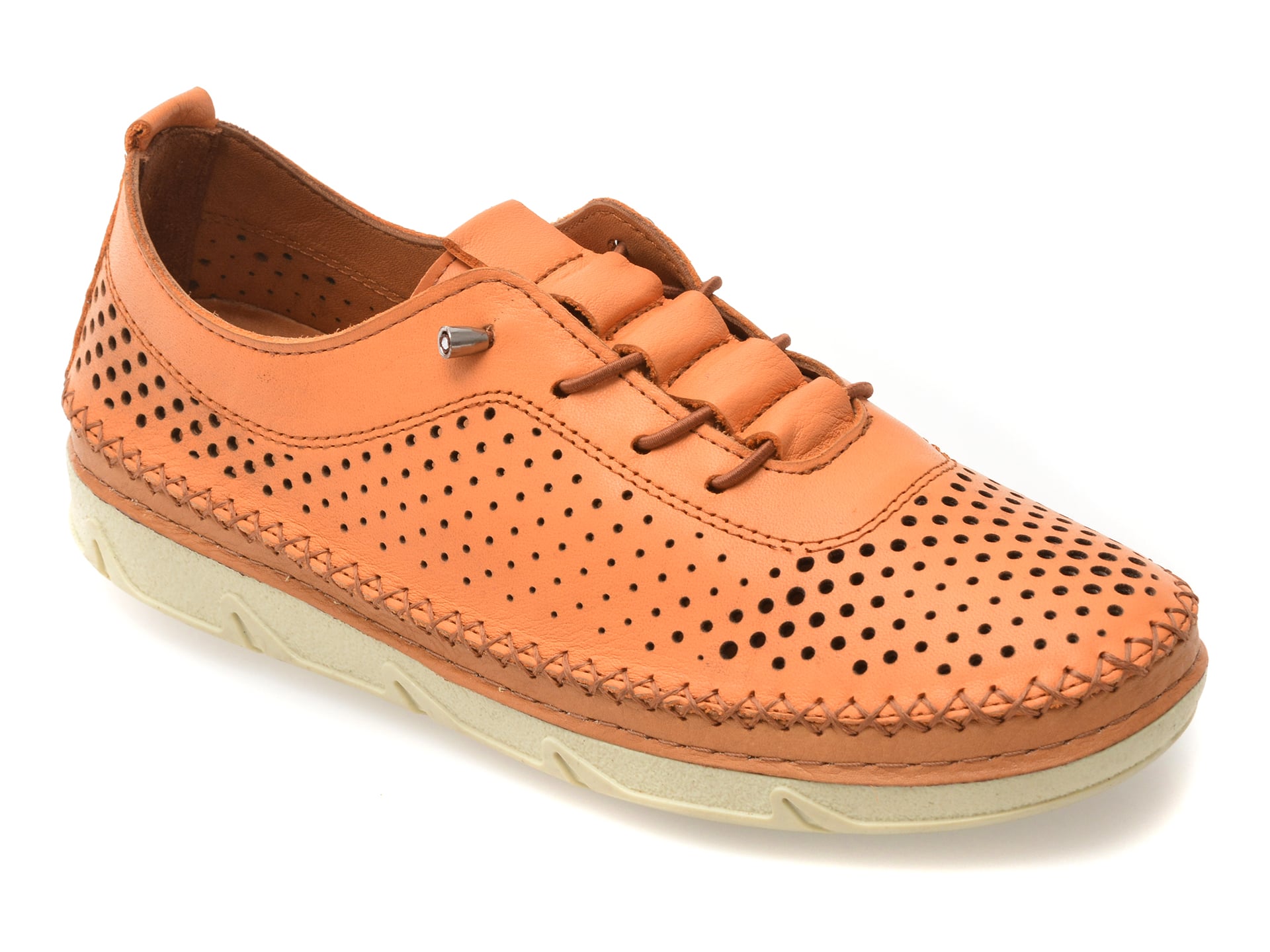 Pantofi GRYXX PM2311 Portocalii Piele Naturală