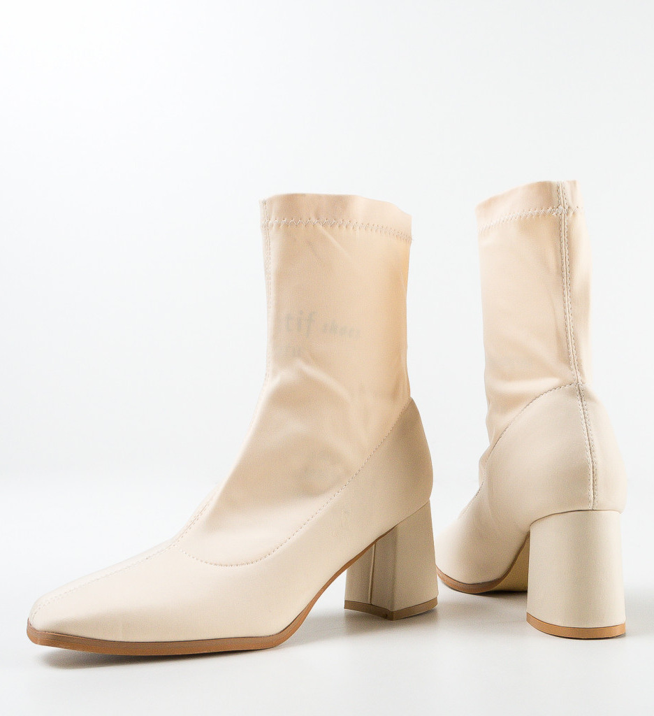 Cizme Dama Habibah Bej | Eleganță Zilnică - imagine 7