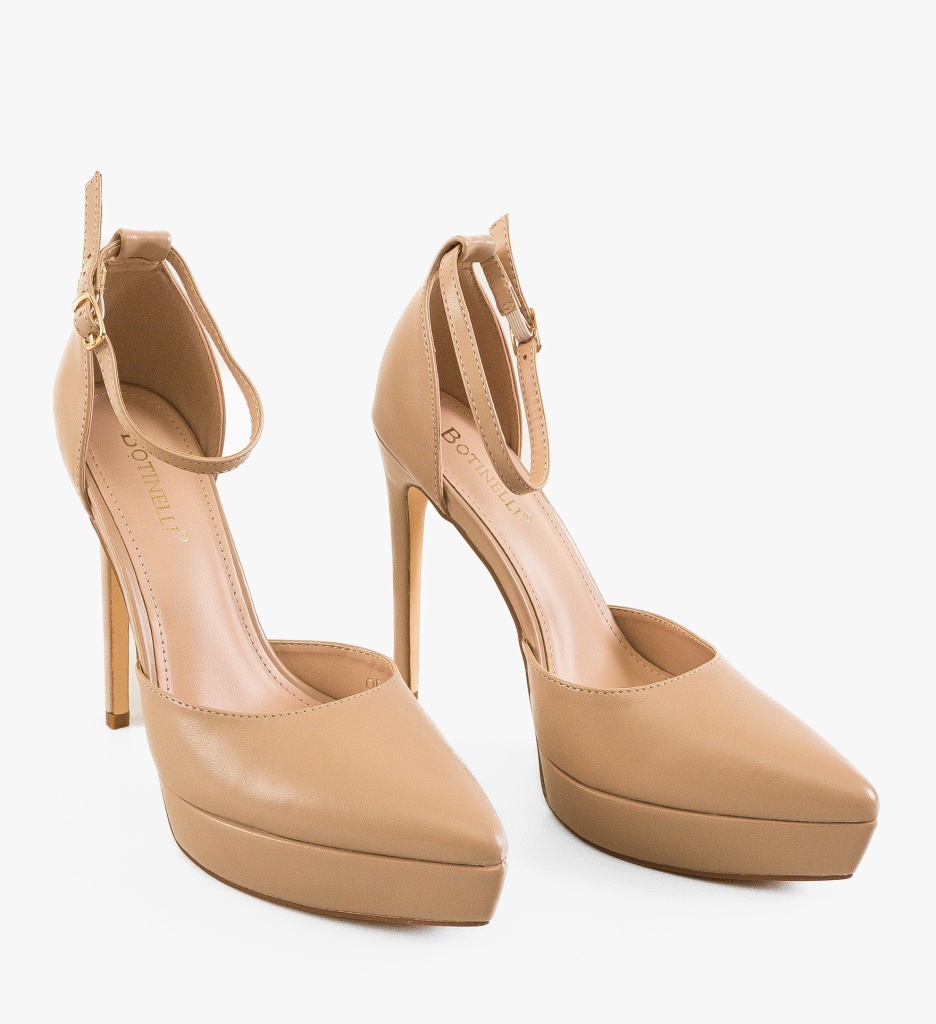 Pantofi cu Toc Vera Bej | Eleganță și Stil - imagine 9