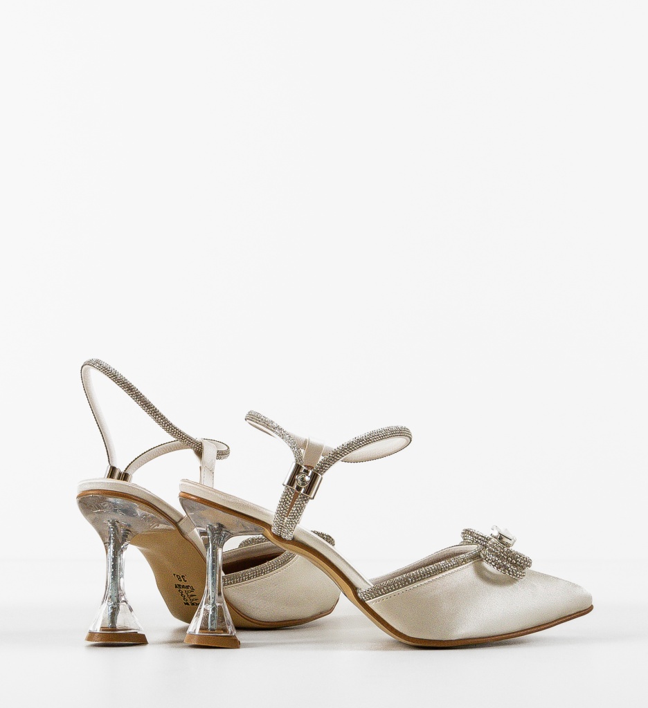 Pantofi Lerty Bej | Eleganță cu Toc - imagine 4