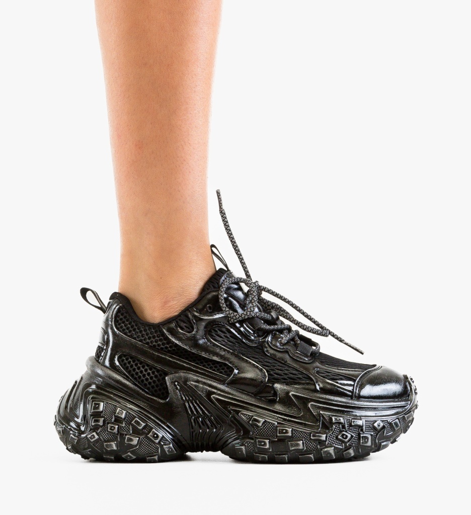 Sneakers Dama Kannka Negri | Confort și Stil Urban - imagine 2