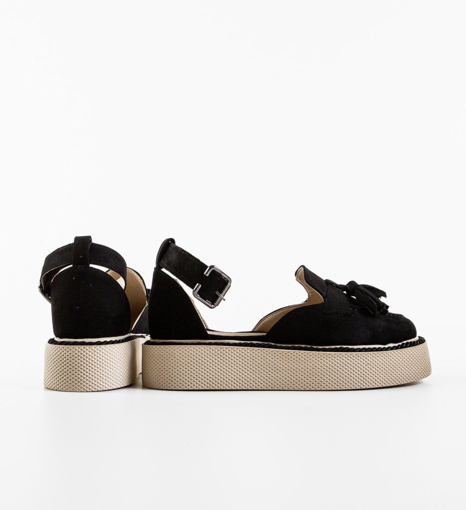 Pantofi Casual Kalin Negri - Confort & Stil - imagine 10