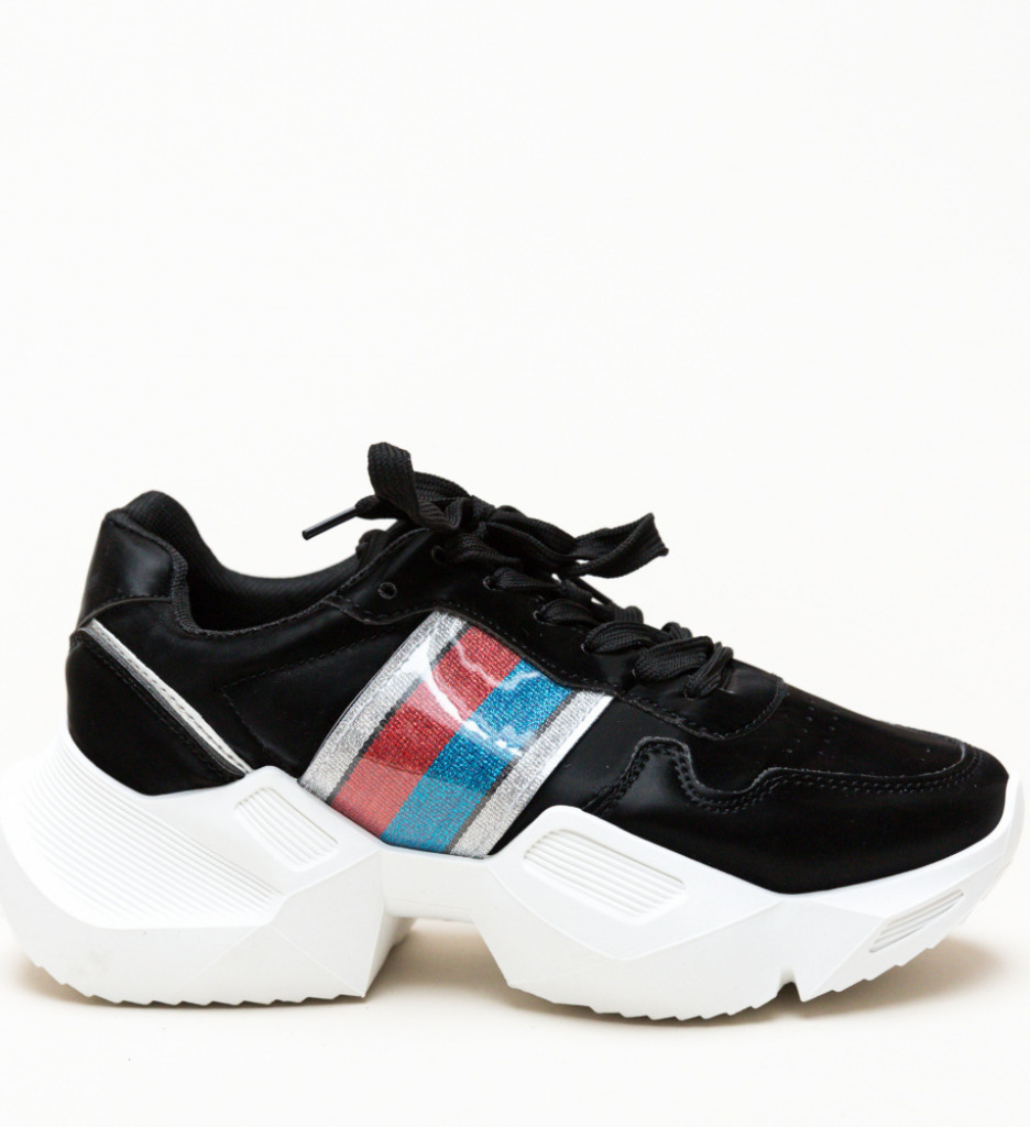 Pantofi Sport Maloy Negri - Confort Maxim - imagine 4