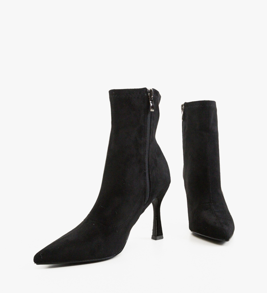 Botine Dama Zarbav Negre - Eleganță Urbană - imagine 2