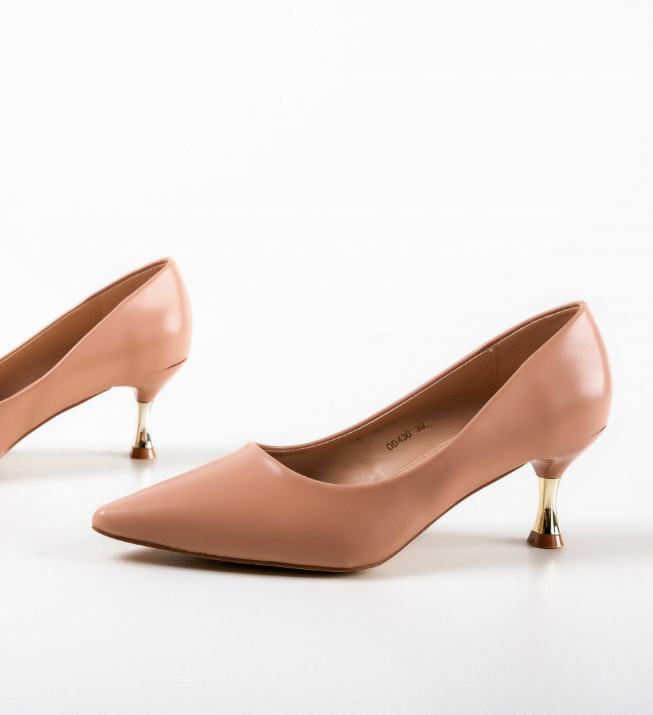 Pantofi cu Toc Nude Trois - Eleganță Versatilă - imagine 6