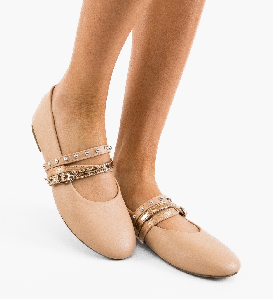 Balerini Doher Nude - Eleganță și Confort Casual - imagine 3