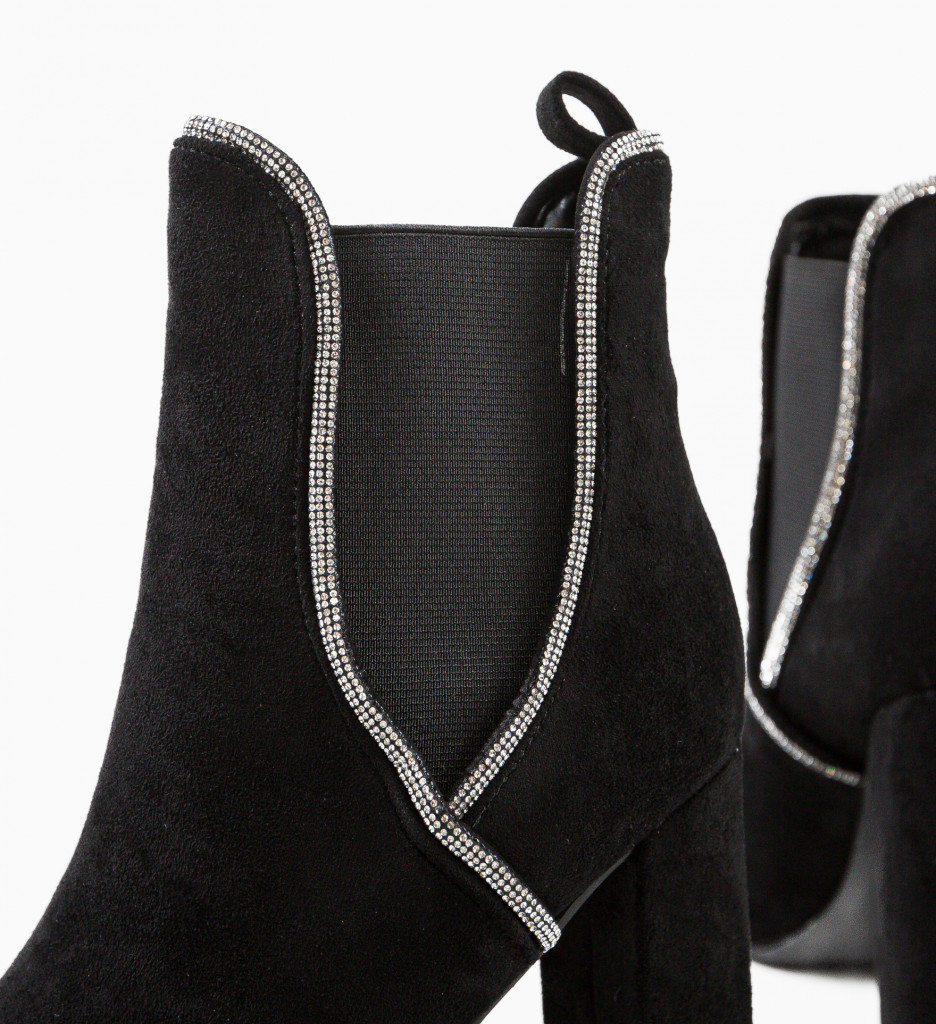 Botine Dama Mckay Negre 2 - Eleganță și Stil - imagine 7