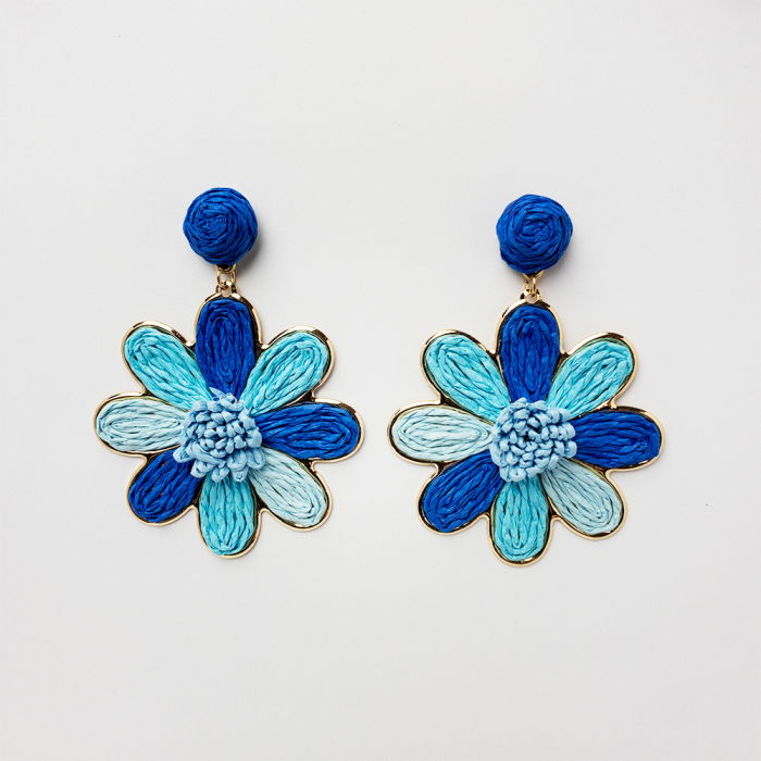 Cercei Floare Aurii Shopika | Accesoriu Elegant Unic