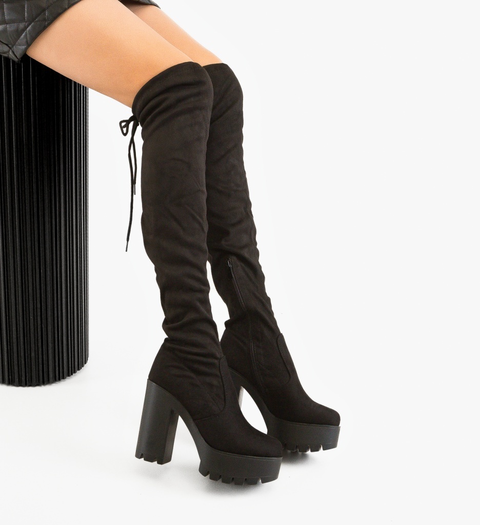 Cizme Dama Loctite Negre - Eleganță și Confort - imagine 6