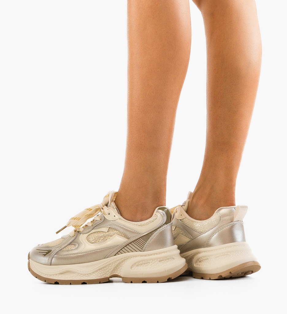 Sneakers Dama Aurii - Confort si Eleganta - imagine 2