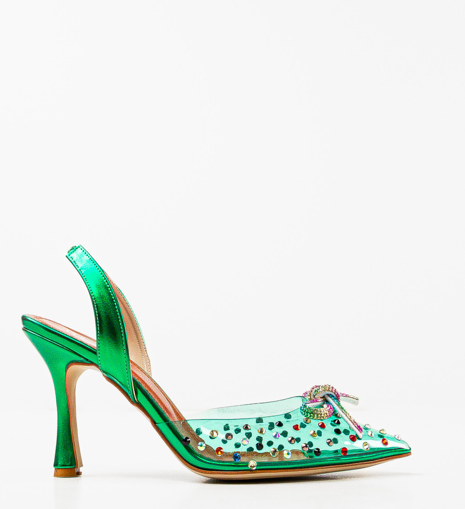 Pantofi Karambol Verzi | Eleganță și Stil Unic - imagine 4