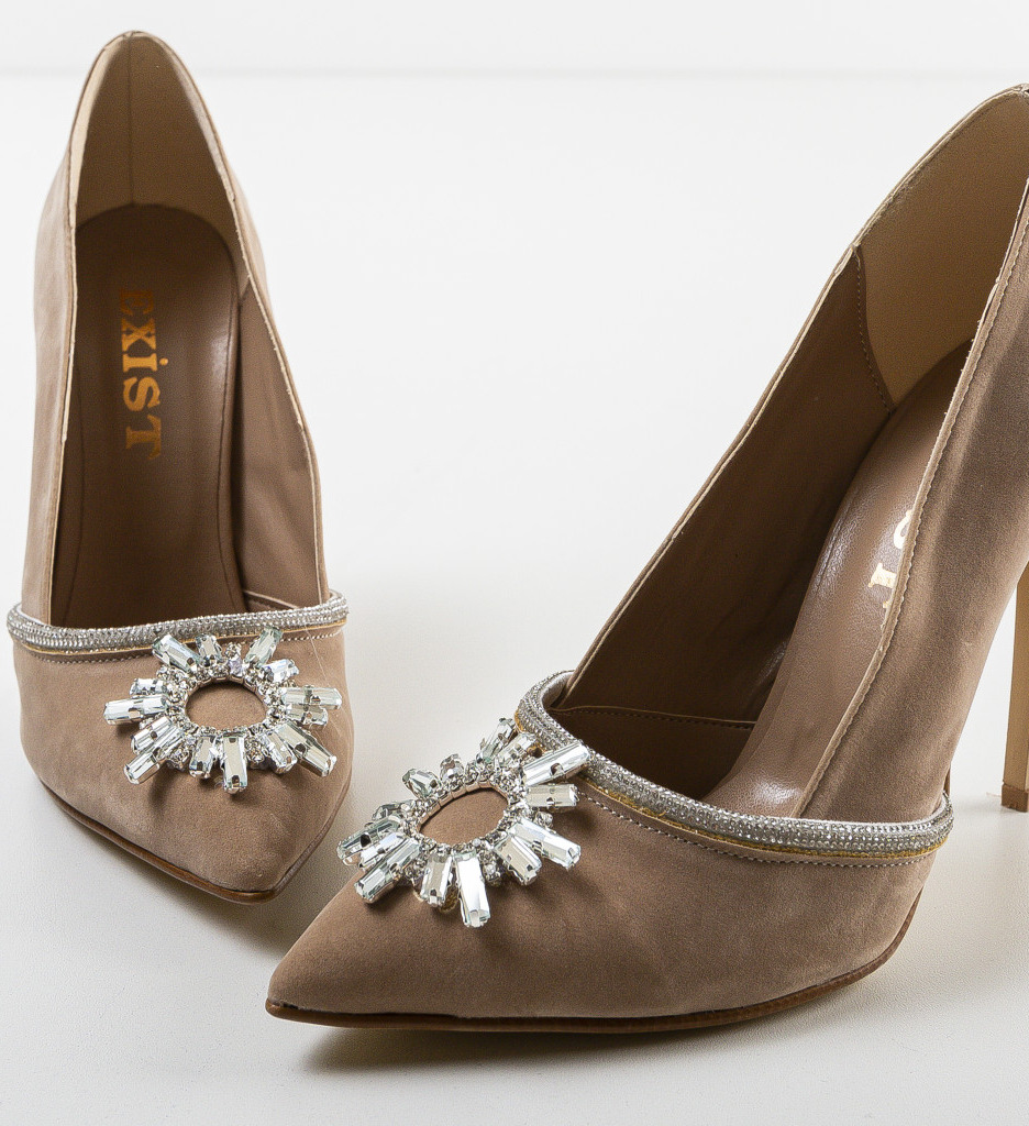 Pantofi Sister Bej | Eleganță De Zi - imagine 6