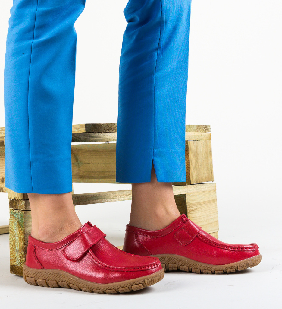 Pantofi Casual Kidd Rosii - Confort și Stil - imagine 3
