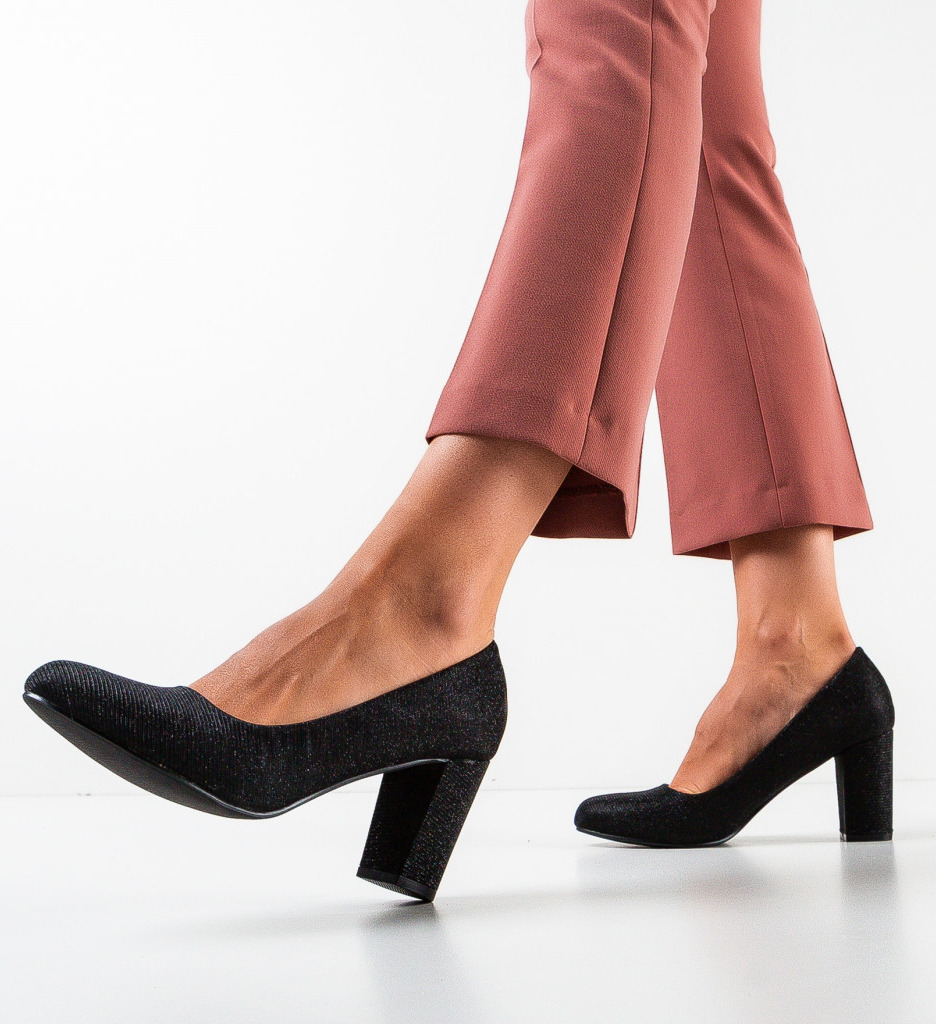 Pantofi Ursen Negri | Eleganță și Stil