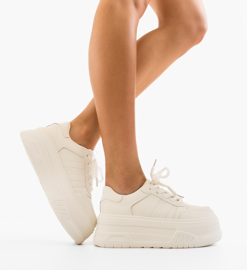 Sneakers Dama Dyda Albi | Confort și Stil