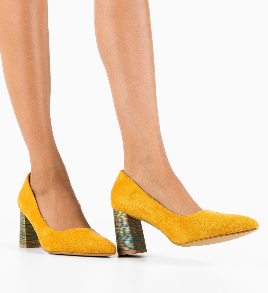 Pantofi Ferne Galbeni 2 - Eleganță și Stil - imagine 3