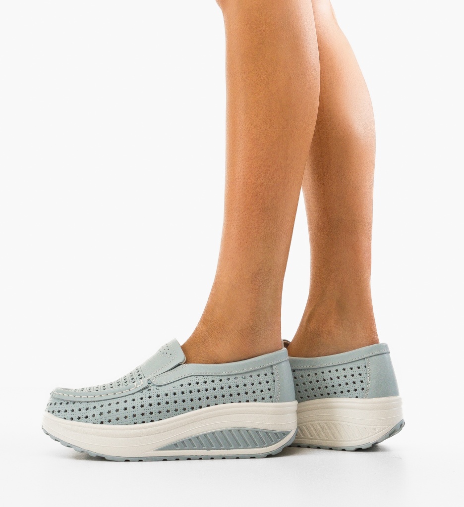 Pantofi Casual Bicaz Albastri 2 - Confort și Stil - imagine 3