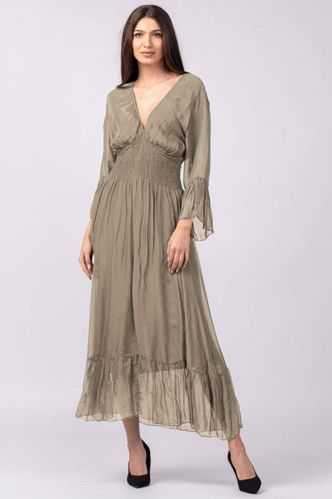 Rochie Shopika Matase & Vascoza cu Elastic