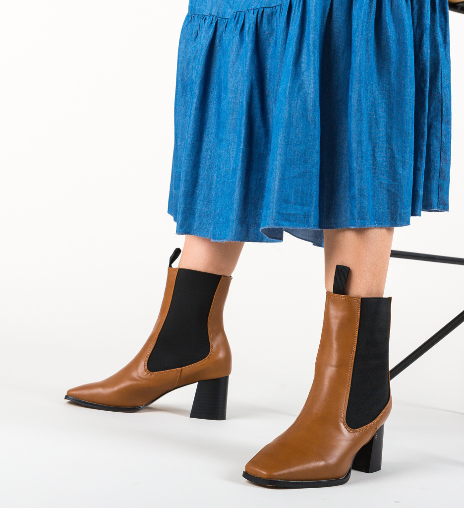 Botine Peach Camel - Eleganță și Confort
