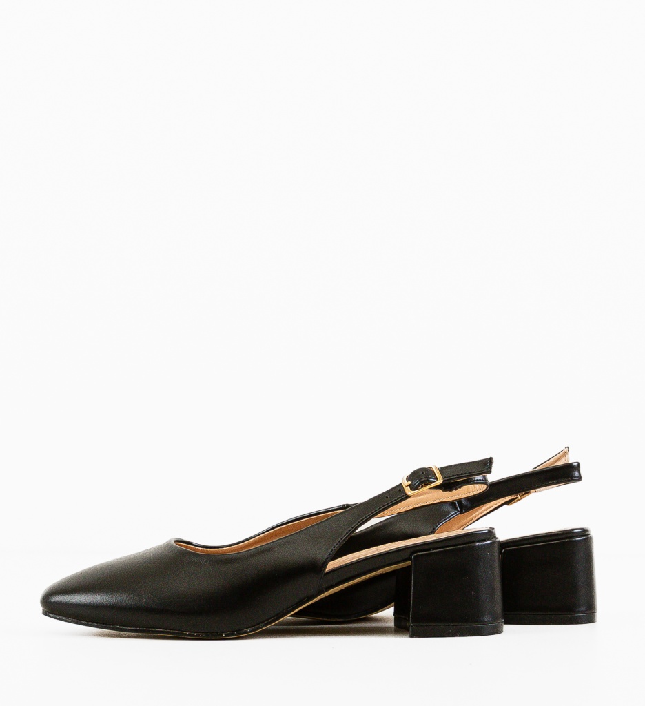 Kheian Pantofi Negri cu Toc - Eleganță Asigurată - imagine 5