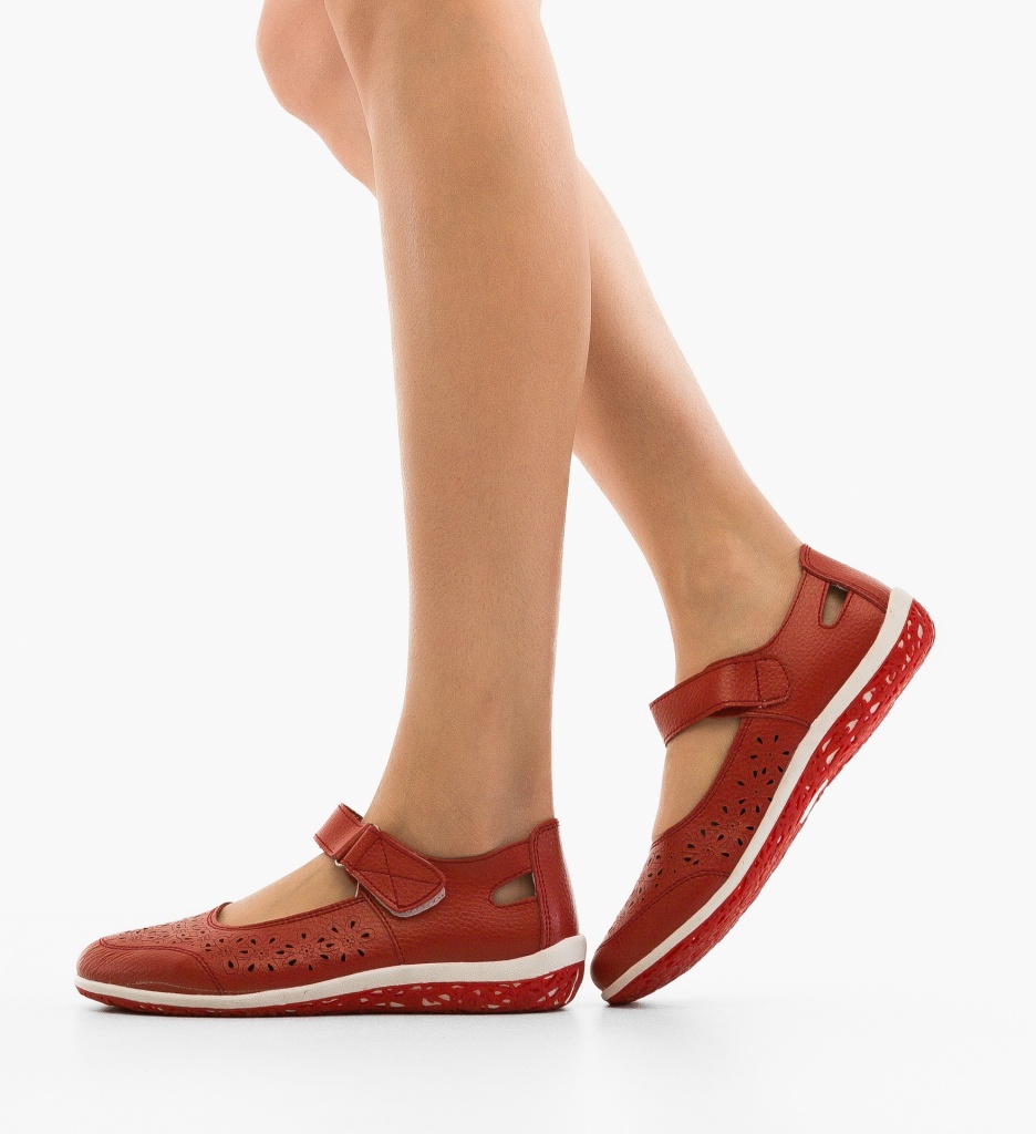 Pantofi Casual Fayvel Rosii - Stil și Confort - imagine 3