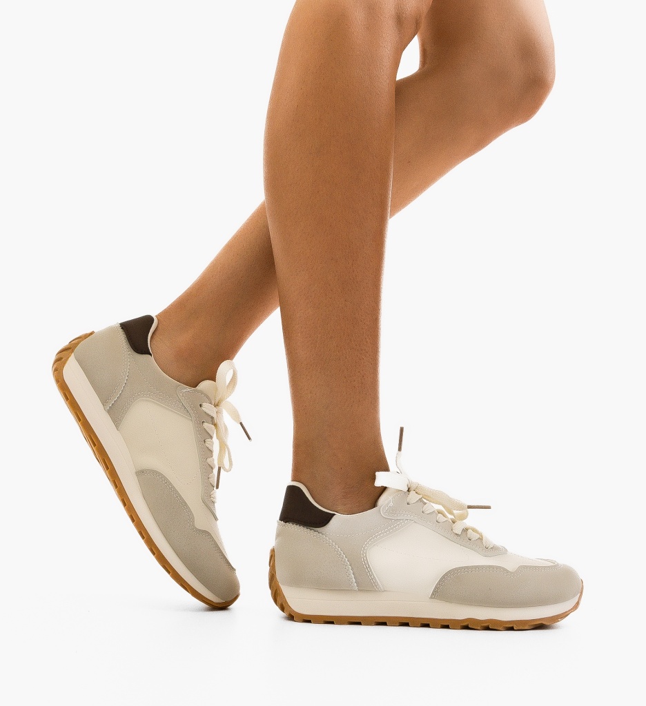 Sneakers Myga Bej - Confort și Stil Sport - imagine 3