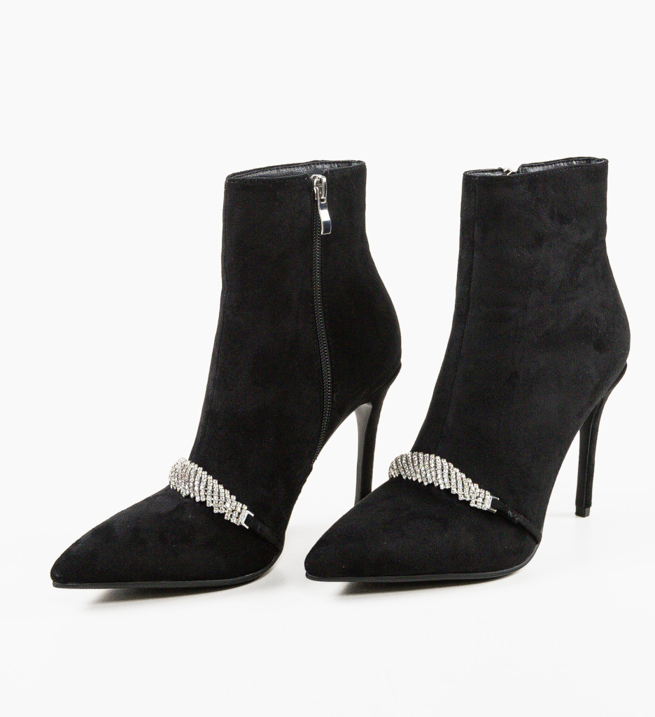 Botine Dama Devinshae Negre - Eleganță și Confort
