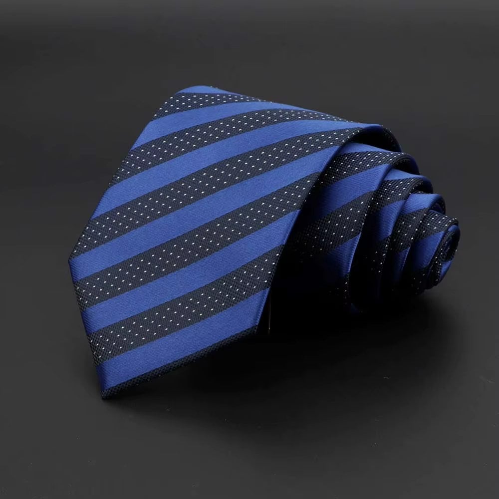 Cravată Picadili Negru/Albastru - Eleganță Asigurată