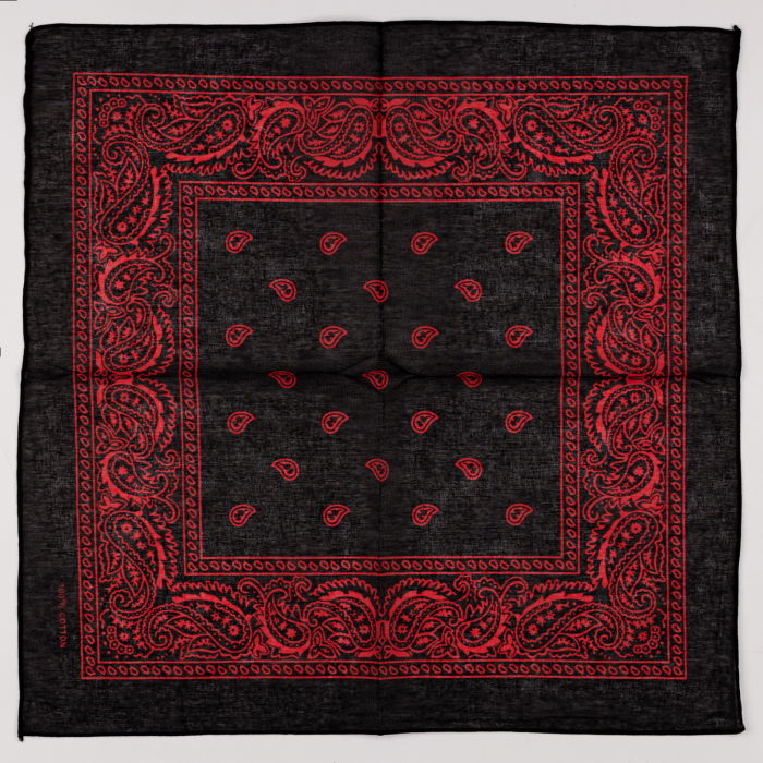 Bandana Shopika Rosu-Negru | Accesorii Modă