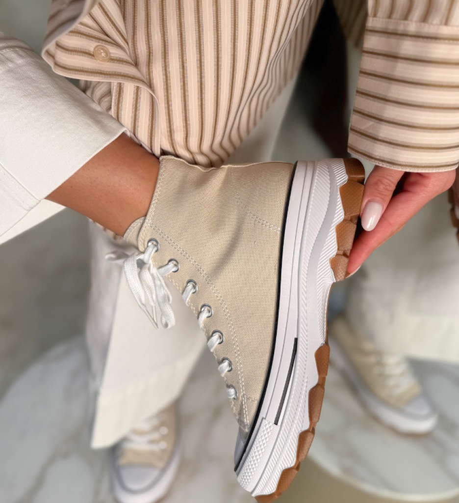 Sneakers Fedaz Khaki Dama - Confort & Stil