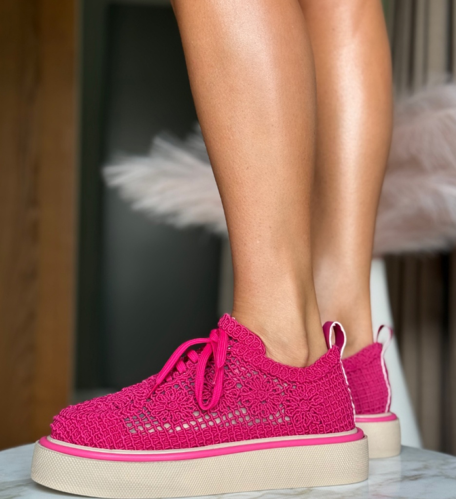 Pantofi Casual Ystory Fuchsia - Confort și Stil - imagine 2