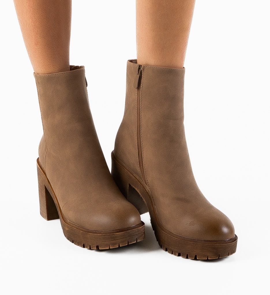 Botine Dama Guevara Khaki | Stil si Versatilitate