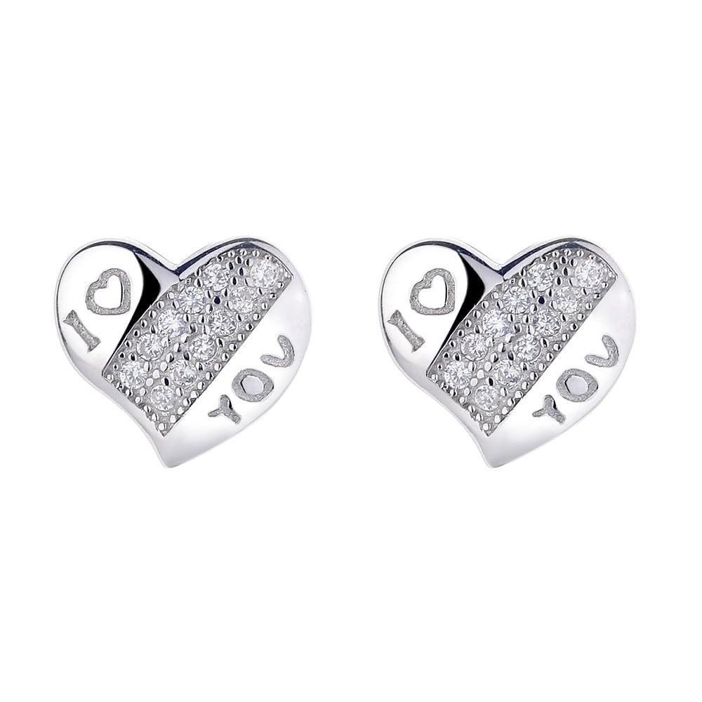 Cercei Inima Argint 925 Delis | Design Elegant