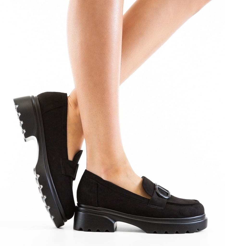 Pantofi Casual Dama Akon Negri – Confort și Stil - imagine 3