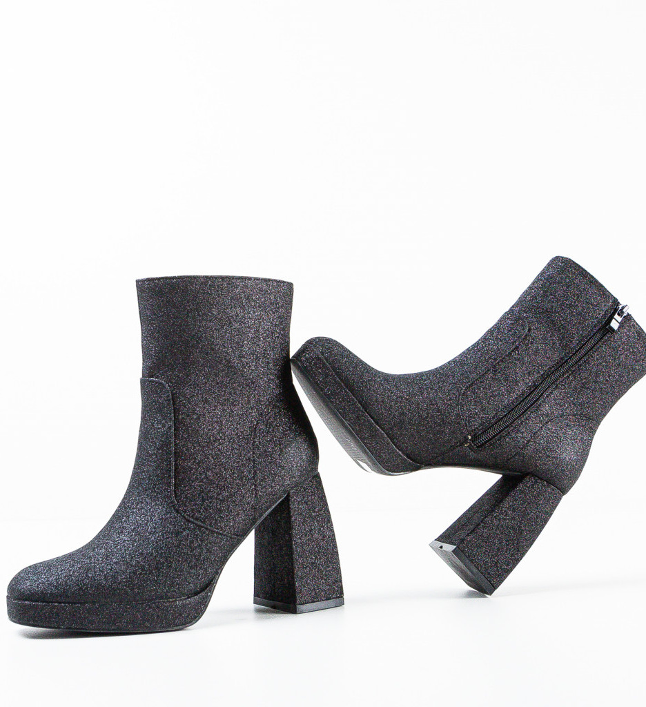 Botine Dama Jazzo Negre | Eleganță și Stil - imagine 7