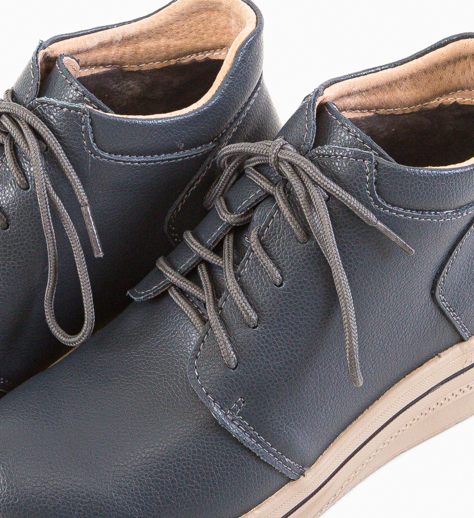 Pantofi Casual Palerma Gri - Confort & Stil - imagine 7