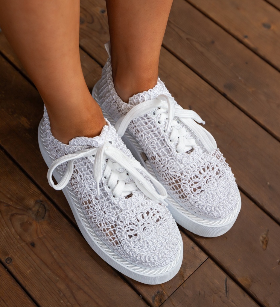Pantofi Casual Ystory Albi - Confort și Stil - imagine 3