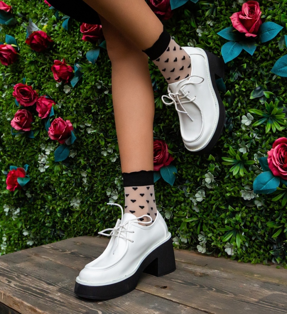 Pantofi Casual Aylmer Albi - Confort și Stil - imagine 5