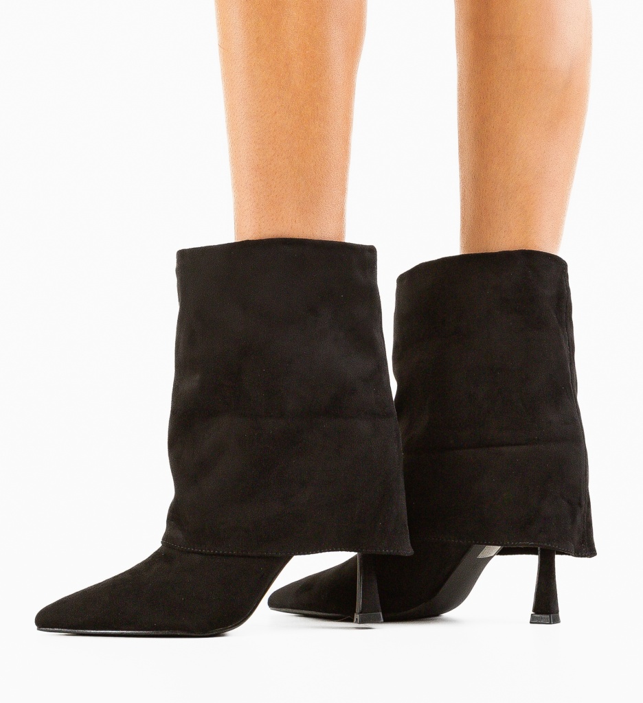 Botine Dama Kanel Negre - Stil și Confort - imagine 2