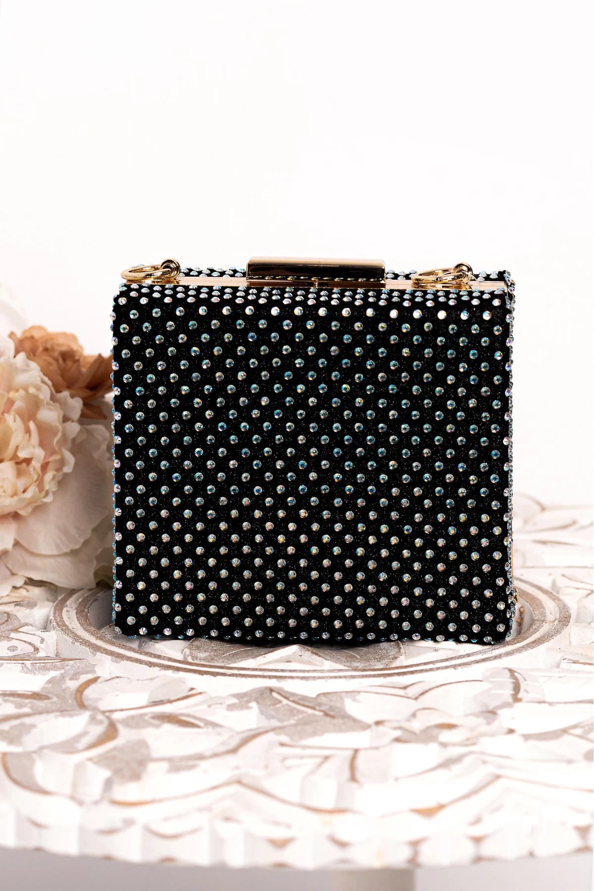 Geanta de Seara Inpuff Ivonne cu Strassuri