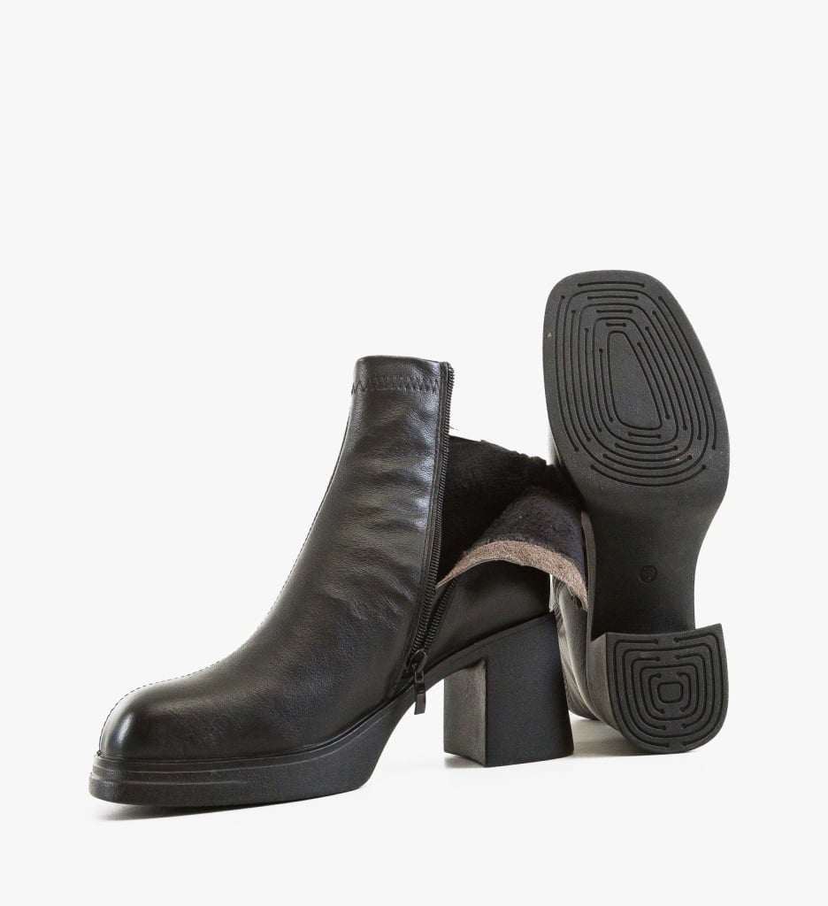 Botine Dama Tafta Negre - Eleganță și Stil - imagine 6