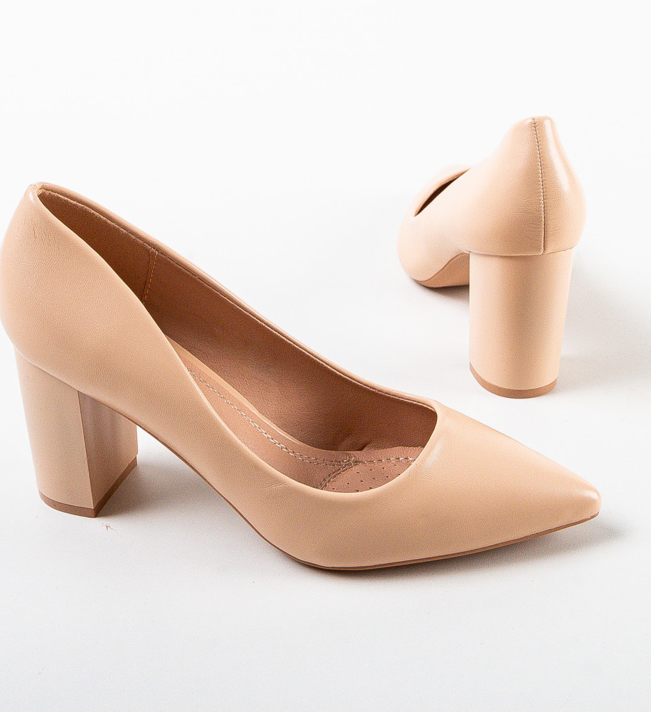 Pantofi dama Sierra Bej - Eleganță și Stil - imagine 5