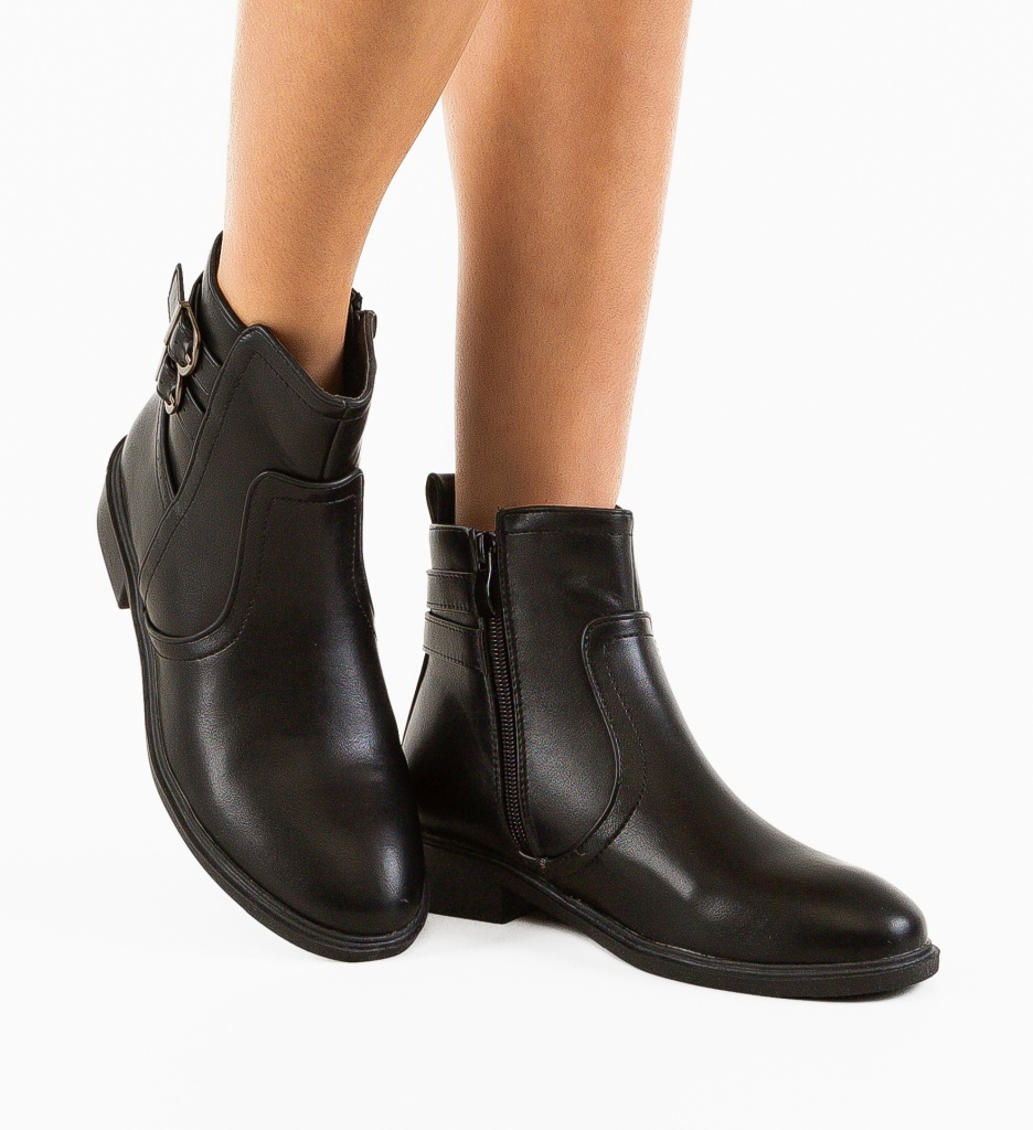 Ghete Dama Karim Negre | Stil Versatil - imagine 3